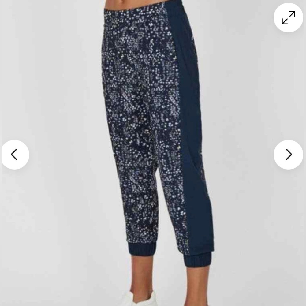 Sweaty Betty - Beetle Blue Stay Wild 7/8 joggers